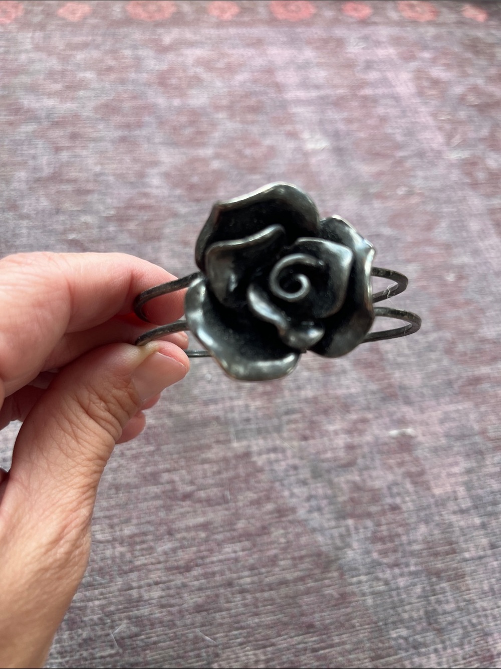 Metal Flower Bracelet